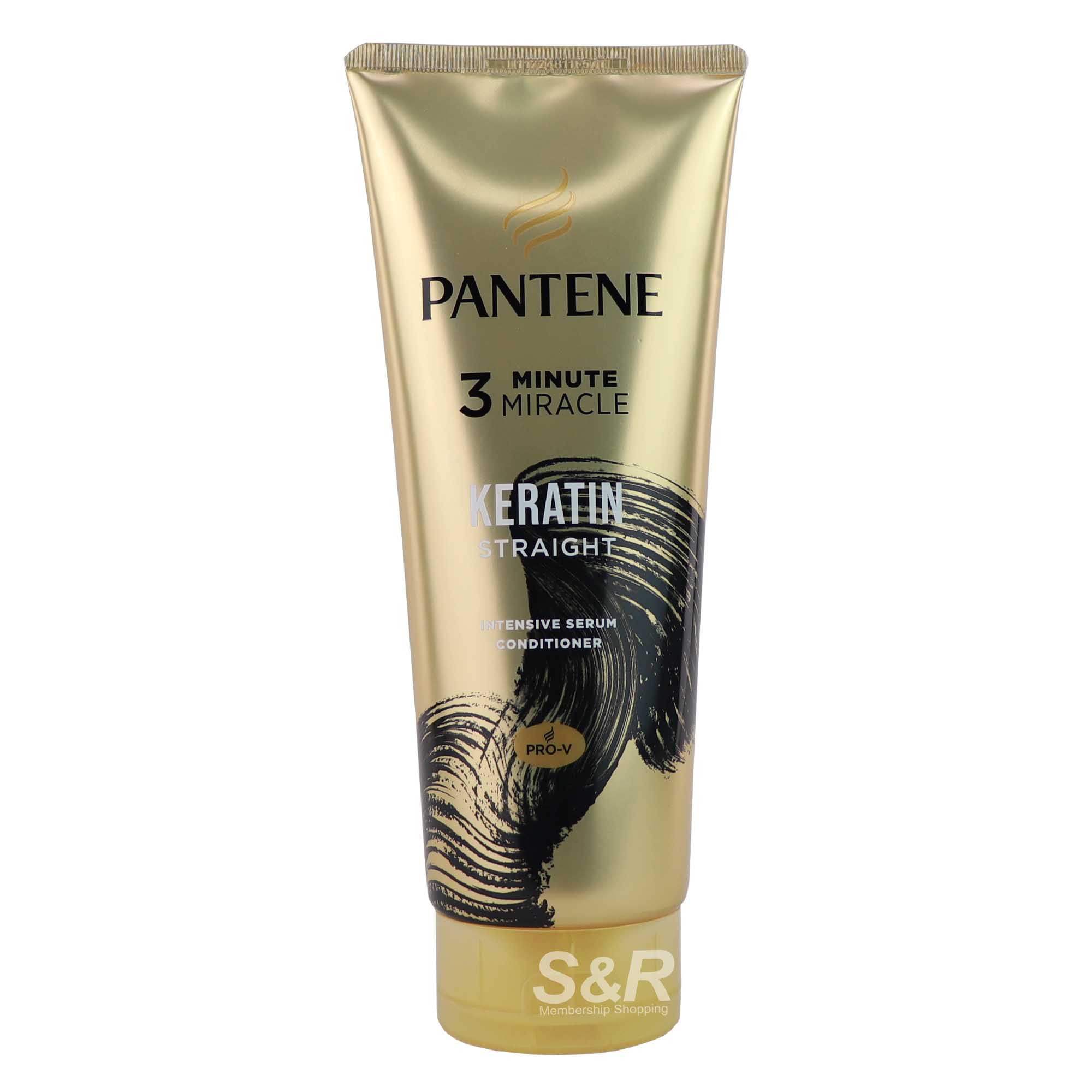 Pantene Pro-V 3 Minute Miracle Keratin Straight Conditioner 300mL Pantene Pro-V 3 Minute Miracle Keratin Straight Conditioner 300mL